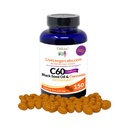 C60 Complet - Carbone 60 (Fullerène) avec huile de graines noires et curcumine - Supplément antioxydant - pour la longévité et la fonction cognitive - Toutes naturelles - 150 capsules de gel