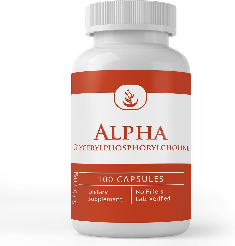 PURE ORIGINAL INGREDIENTS Alpha Glycerylphosphorylcholin (Alpha GPC), (100 Kapseln) Immer rein, keine Additive oder Füllstoffe, Lab Verifiziert