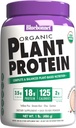 Bluebonnet Nutrition Bio Pflanzenprotein - 18g Protein, 3.5g Fiber – Chia, Quinoa & More - Non-GMO, Vegan, Kosher, USDA Organic, No Sugar Added – Glutenfrei, Soja & Milch - 1 LB Schokoladengeschmack