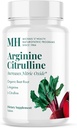 MICHAEL'S Health Naturopathic Programme Arginin Citrulline - 90 Tablets - Erhöht Stickstoffmonoxid - mit Bio-Beet-Root - 30 Portionen