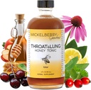 Mickelberry Gardens Throat & Lung Honey Tonic: Wellness Syrup, Natural Sore Throat Relief, Immununterstützung & Cough Suppressant für Erwachsene & Kinder (4 oz)