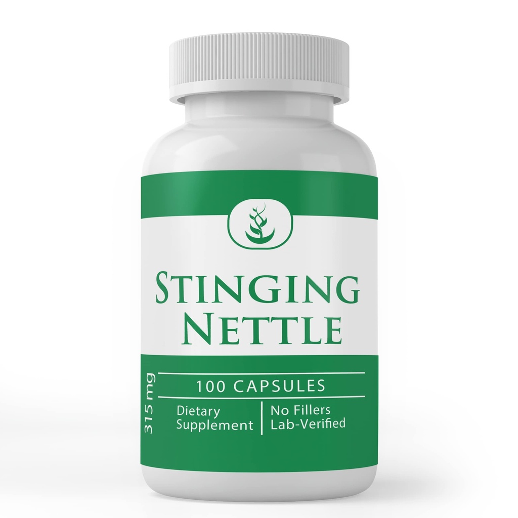 PURE ORIGINAL INGREDIENTS Sting Nettle (100 Kapseln) Blatt immer rein, keine Additive oder Füllstoffe, Lab Verifiziert