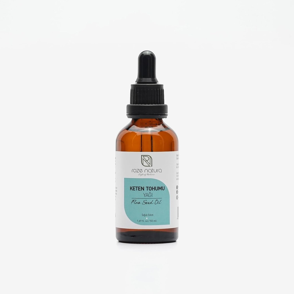 Olio di semi di lino pressato a freddo, 1,69 oz (50ml)