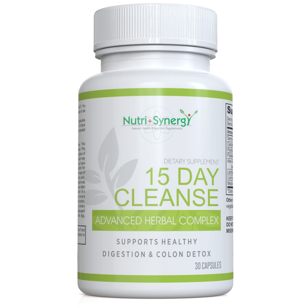 15 giorni Cleanse Advanced Herbal Complex - Colon Cleanse and Detox - Miglioramento della salute intestinale
