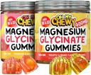 Bougies de magnésium – 2 bouteilles (60 chacune) – Banane de fraise et ananas orange