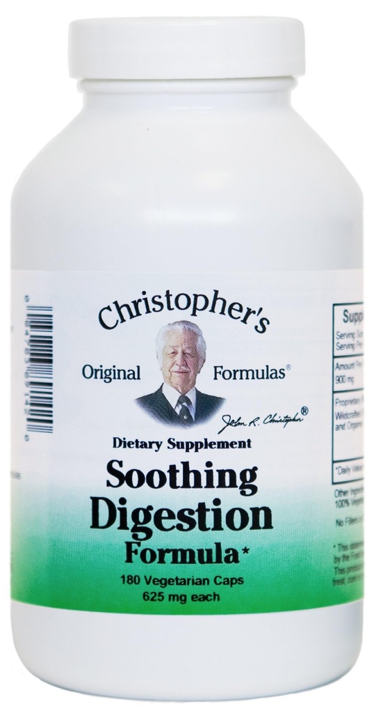 Digestion apaisante du Dr Christopher (180 capsules)
