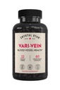 Crystal Star Vari-Vein (60 capsules) - Supplément de support de circulation à base de plantes pour le traitement des veines de varices et des araignées - Sorcière Hazel, Boucher