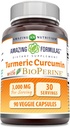 Incredibile formula curcumina currica con Bioperine 3000 mg Per Serving | 90 capsule vegetali Supplemento | Non-GMO | Gluten Free | Made in USA