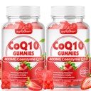 softbear CoQ10 Gummies 400mg Coenzym Q10 Ergänzung für Erwachsene, hohe Absorption coq10 Plus Omega-3, Magnesium, Vitamin B3 & Zink für Zelluläre Energie & Antioxidans, Erdbeer Flavor 120 Zähler