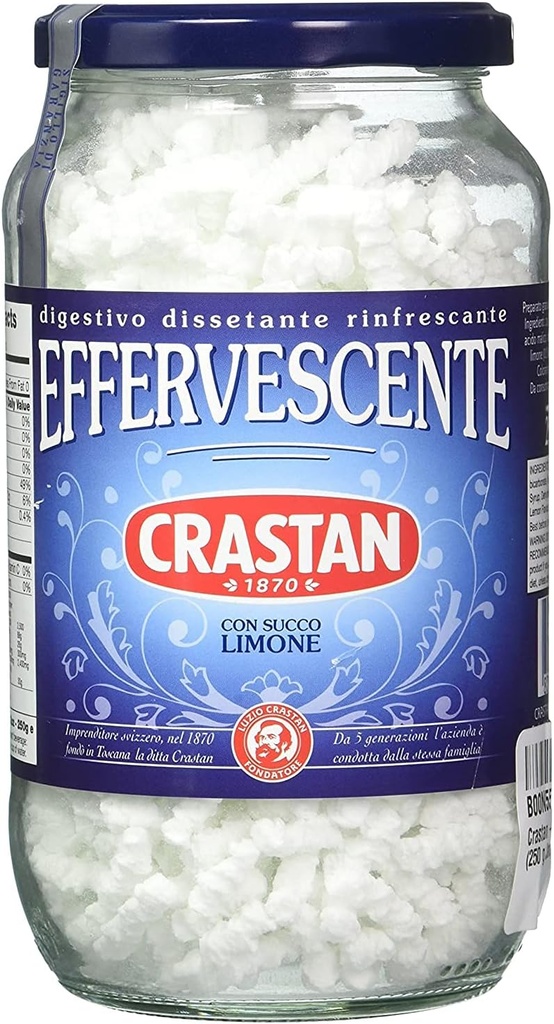 Crastan - Italienisch Effervescent Antacid, (3)- 8.82 oz. Ja