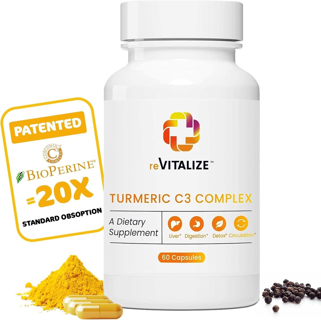Kurkuma Ergänzung 60 Servierungen - Unterstützt Gelenke Gesundheit | BioPerine Schwarz Pfeffer Extrakt mit 500mg Kapseln, Curcuminoide 475mg | Hilft Leberfunktion, Verdauung und bessere Absorption