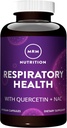 MRM Respiratory Health | mit Quercetin + NAC | Unterstützt Leber- und Mitochondriale Gesundheit | Vegan + Non-GMO + Glutenfrei | 30 Portionen