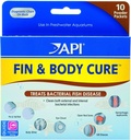 API 2 Paquet de poudre de poisson d'eau douce pour le traitement des maladies bactériennes, traite la slime corporelle, le nuage oculaire, la rotule à nageoires et à queues, et la maladie de Gill (10-Count) (2 articles)