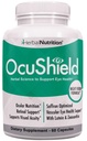 OcuShield Augengesundheit Vitamin-Unterstützung für gesunde Augen, Nacht Vision mit Safran, Lutein & Zeaxanthin, Augennährstoffe zu schützen & Stimulieren Augengesundheit, Eine Flasche