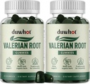 Valerian Root Gummy, Bio Valerian Root für Schlaf & Stress Relief, Verbessert mit Kamille Blume für Erwachsene, Kinder-Friendly, Apfel Geschmack, 120 Zähler