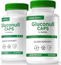 (2 Pack) Gluconull Caps, Formula ufficiale Gluco NullCaps, Supporto puro per i livelli stabili e l'energia del combustibile per la salute generale, ingredienti naturali, Gluco Null Glyco Optimizer (120 capsule)