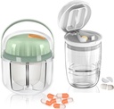 GloDeals Pill Organizer, Pill Crusher, Cutter e Splitter