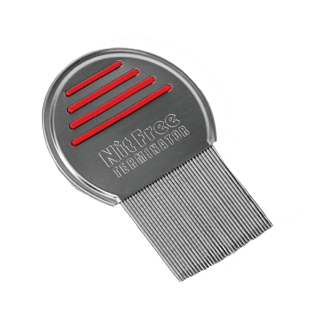 Lice Comb - Professionelle Edelstahl Comb für effektive Kopf-Lice-Behandlung (Farbe Mai Vary) (Pack von 1)