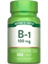 Nature's Truth Vitamin B1 100mg (Thiamine) | 100 Count | Vegan, Non-GMO & Gluten kostenlose Ergänzung