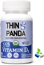 100% de supplément de vitamine D3 biologique 100% de votre RDA pour les os forts et l'immunité saine.