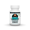 Source Naturals Ginkgo-24 - Ginkgo Biloba Extract 120 mg soutient l'acuité mentale - 60 comprimés