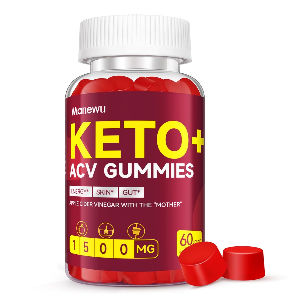 Keto ACV Gummies - 1500mg Keto Gummies Nahrungsergänzung für Damen und Herren - Natürliche Apfel Apfel Apfel-Essig mit Mutter - Glutenfrei, Vegan, Non-GMO, Made in USA Besuchen Sie den Store