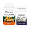 Host Defense Bundle mit Cordyceps Kapseln, 120 Count & Lion's Mane Capsules, 30 Count - Unterstützung Immun Gesundheit & Energie - Unterstützung Gehirn Gesundheit, Gedächtnis & Fokus*