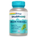 SOLARAY SharpMind Brain Support Formula - Integratori Nootropic Brain - Supporto per la salute cognitiva e cerebrale con Ginkgo Biloba - Garanzia 60 giorni, 60 Servings, 60 VegCaps