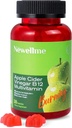 NEWELLME Aceto di sidro di mele Gummies B12 Multivitamin,ACV Supplemento di vitamine gommose, Supplemento vegetariano per le donne e gli uomini, Non OGM, Sostenere livelli di energia normale & Gummies 30 Gummies (30)