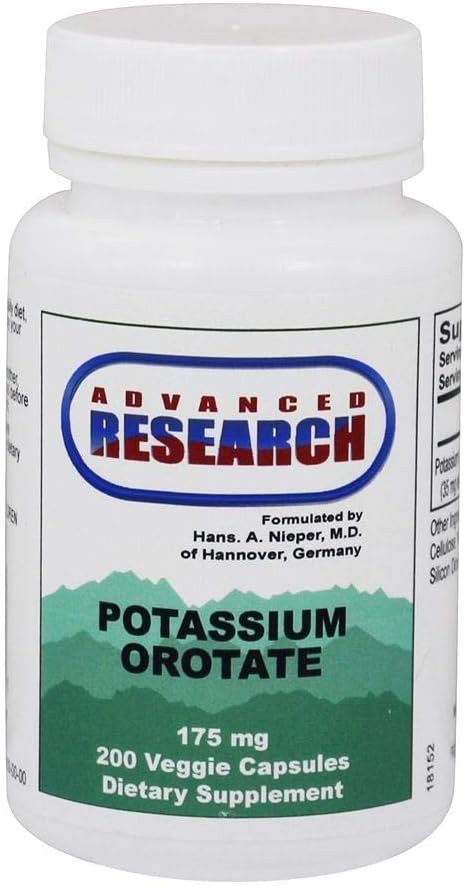 Potassium Orotate 175 Milligrammi 200 capsule di veg