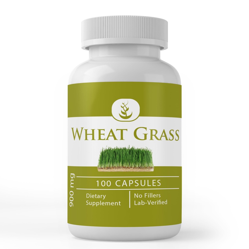 Pure Original Ingredients Wheat Grass, (100 Capsules) Always Pure, No Additives Or Fillers, Lab Verified
