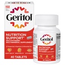 Geritol, Multivitamin-Ergänzung, Enthält B-Vitamine, Antioxidantien, Vitamine C, E & D und Eisen, 26 essentielle Vitamine und Mineralstoffe, Glutenfrei, Non-GMO, keine künstlichen Süßungsmittel, 40 Tabletten