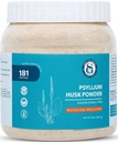 Psyllium Husk Pulver- 2lb, 32oz | Einfaches Mischen der Nahrungsfaser | Reinigen Sie Ihr Verdauungssystem | Fein gemahlenes Pulver | Ideal für Keto Backen | Non-GMO