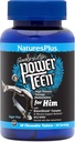 NaturesPlus Fonte di Life Power Adolescente per Lui, Bacca Selvatica - 60 Compresse Chewable, Confezione da 2 - Adolescente ad alta potenza Multivitamin - Gluten Free, Sugar Free - 60 Total Servings