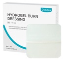 Dimora Hydrogel Burn Dressing 4" x 4" - Burn and Wound Dressing Instant Cooling Relief für Minor Burns & Wounds, Beruhigende Moist Burn Pads für 1.-2. Degree Burns, Cuts, Abrasionen(10 Count)