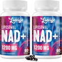 Liposomal NAD+ Supplement 1200mg High Absorption, Cellular Energy & Mitochondrial Support, NAD Plus for Longevity & Vitality, Anti-Aging Formula, 120 Softgels