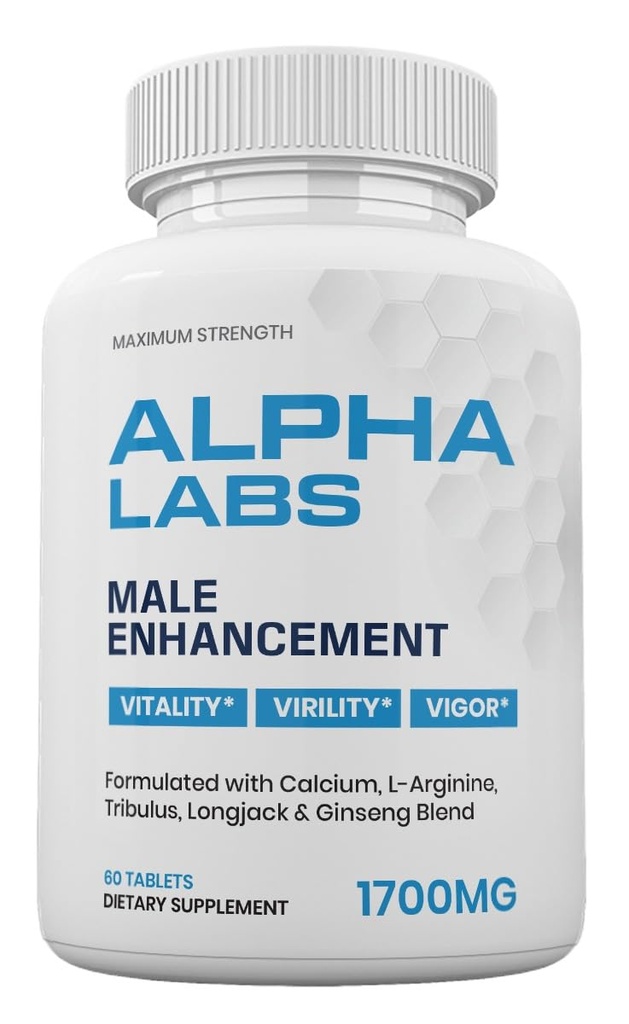 Zonata Offizielle Alpha Labs Nahrungsergänzung für männliche, natürliche Formel, um Energie und Leistungsniveau zu erhalten, Alphalabs beste Bewertungen (60 Tabletten)