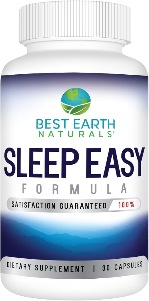I migliori naturali della terra sonno facile supplemento con L-teanina, GABA, 5-HTP e più 30 conte