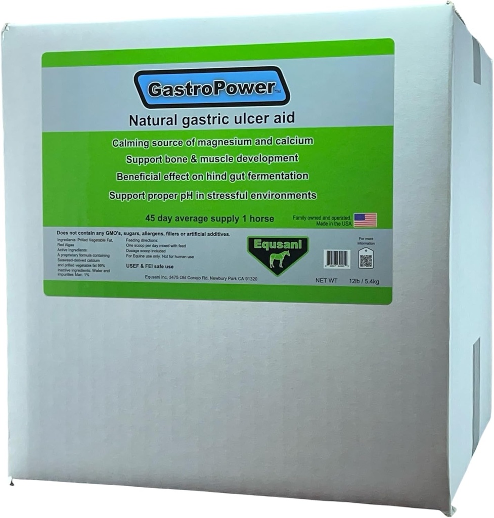 Equsani GastroPower Digestible Free Fatty Acid Feed Konzentrat für Pferde