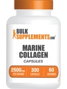 BulkSupplements.com Marine Collagen Kapseln - Fisch Collagen Supplement, Kollagen für Frauen und Männer - Hydrolysiertes Kollagen, glutenfrei, 5 Kapseln pro Portion, 300 Kapseln (Paket von 1)