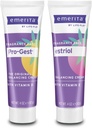 Crème d'équilibrage Emerita Pro-Gest avec vitamine D, progestérone et estriol - Sans parfum, garantie de 60 jours, 4oz