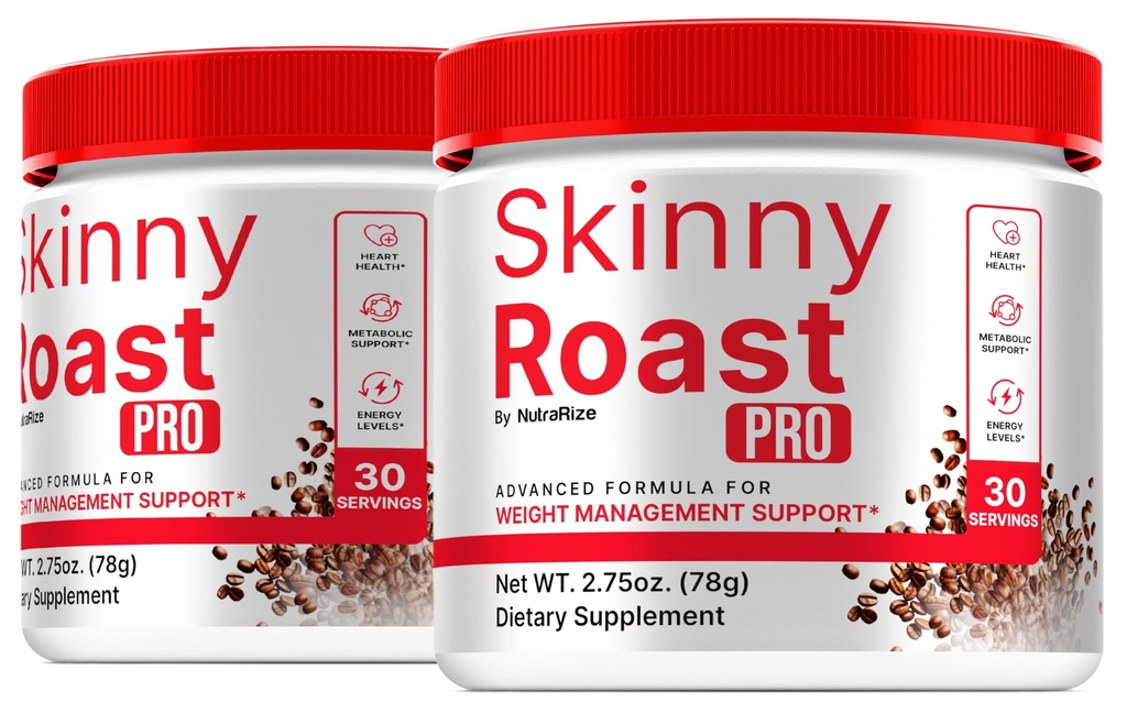 (2 Pack) Skinny Roast Pro - Formule de poudre premium pour la santé globale et la condition physique, Skinny Roast Pro pour soutenir un mode de vie sain et maintenir l'énergie, Skinny Roast Pro officiel dans un Jar Review (60 portions)