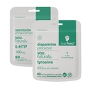 Suppléments de sérotonine et de dopamine: Supplément de soutien de l'humeur – 2 mois d'approvisionnement.