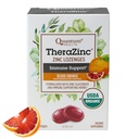 Quantum Health TheraZinc Organic Zink Lozenges Echinacea & Honig Immununterstützung für Erwachsene & Kinder 12+ Natürlich entflammt Blut Orange Fast Relief mit Kein Nachgeschmack - 25 Count
