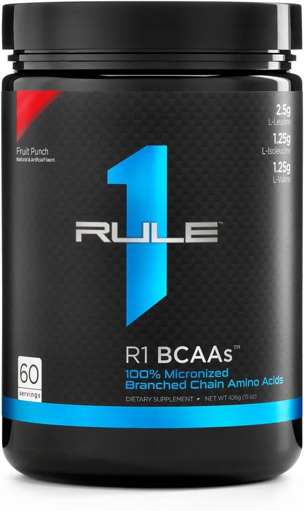 Regola 1 R1 Bcaa 60 Punch di frutta di servizio, 444 Gram