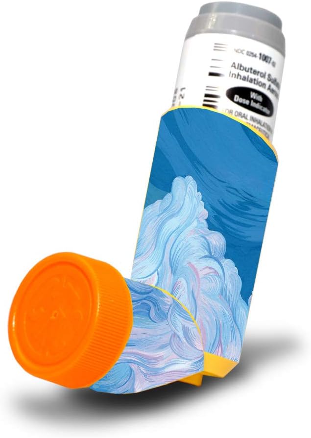 MightySkins Skin per Proventil HFA Asthma Inhaler - Gocce | Protezione, Durevole e Unico Involucro Decal in vinile | Facile da applicare, rimuovere e cambiare stili | Made in the USA