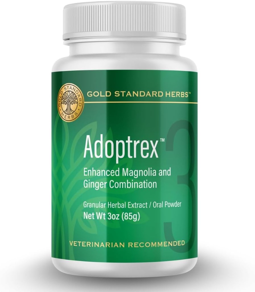 Adoptrex Gut et Pancréatique Supplément de soutien de la fonction pour chiens par Gold Herbes standard, toutes les Magnolia naturelles et poudre combinée de gingembre (85 grammes)