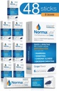 NormaLyte Oral Rehydration Salts-48 Sticks Packs (Yields 500mL pro Pack)-Grapes| Energy Supplements, Kalium Supplement, Dehydration Recovery und schnelle Absorption