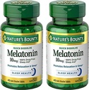 Tovaglietta di dissolvere rapida di Bounty Melatonin della natura, 45 conte (pacchetto di 2)