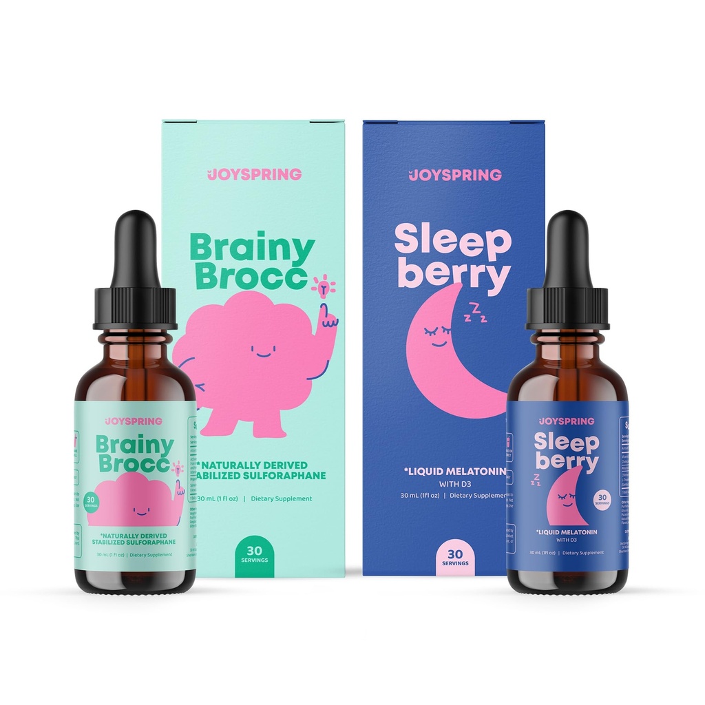 JoySpring SleepBerry Liquid Melatonin e Sulforaphane Supplemento per bambini